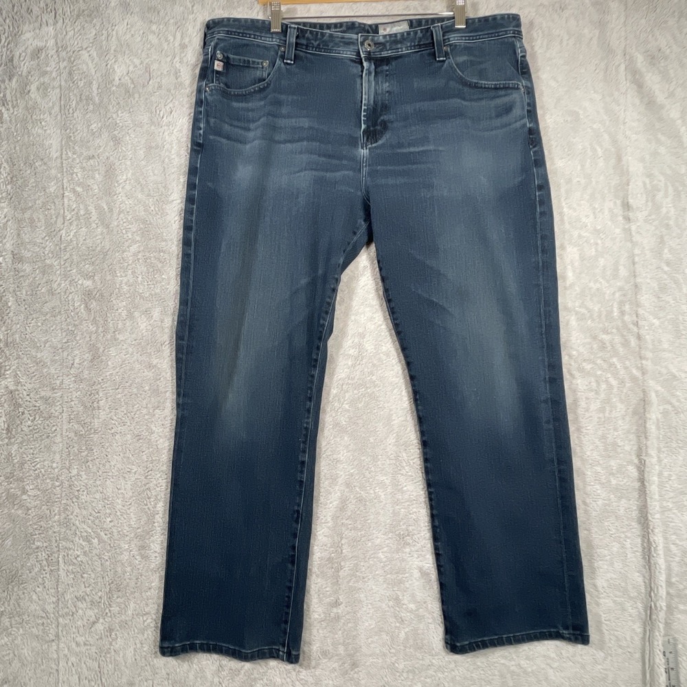 AG Adriano Goldschmeid Jeans Mens 40x29 Blue Denim 360 The Graduate Work READ